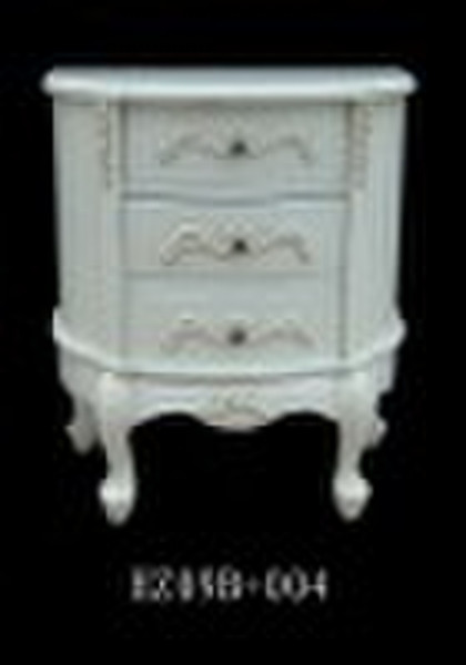 Antique White 3-Drawer Cabinet W60 X D36 X H68CM