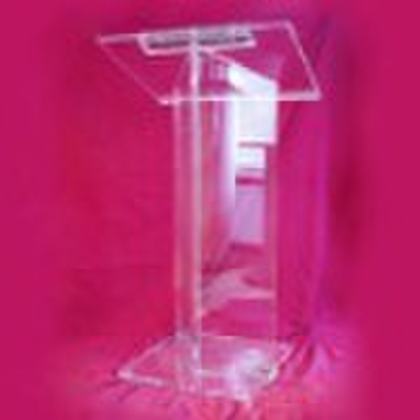 Acrylic podium stand