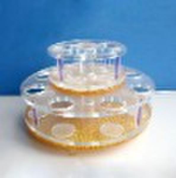 Acrylic cosmetic display stand