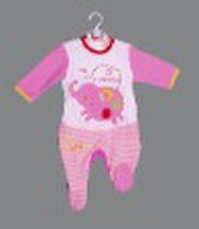 100% cotton lovely baby wear with print