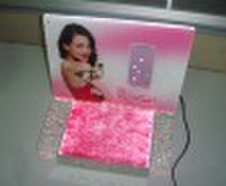 led acrylic mobile phone holder/ cell phone displa