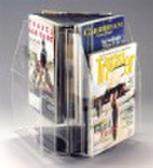 acrylic magazine holder