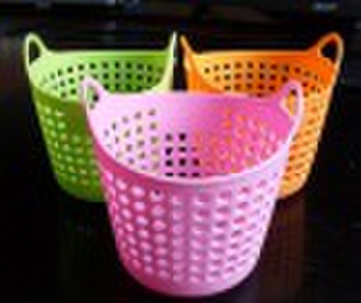 plastic laundry basket
