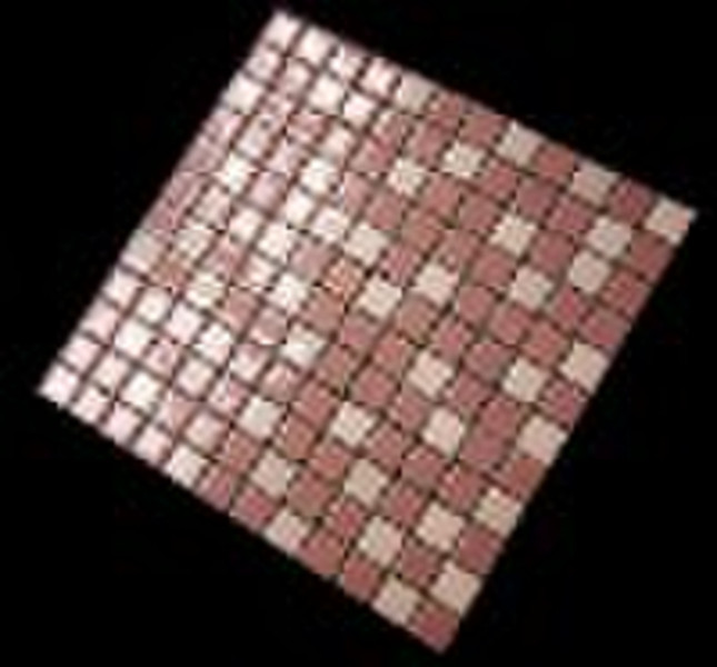 23mm*23mm pink porcelain mosaic tile