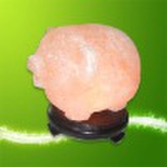 animal rock salt lamp