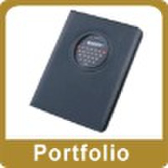 2010 NEW ARRIVAL A4 PU leather portfolio-P70