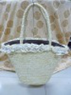 straw beach bag