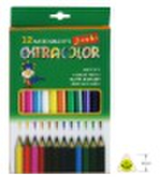 Triangle jumbo coloured pencil set