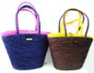 straw beach handbag