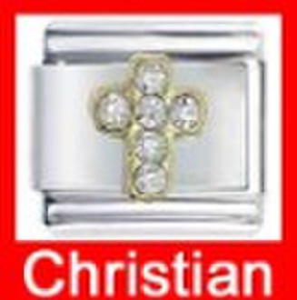 Italian charms star rhinestone