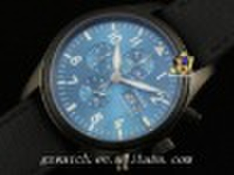 top gun chrono watches japan quartz blue