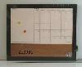 white board( Calendar magnetic white + cork board)