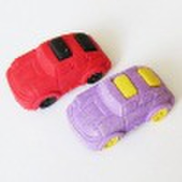 car shaped eraser