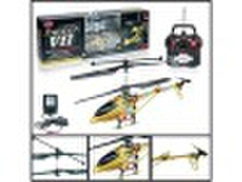 3CH RC helicopter with gyro&light