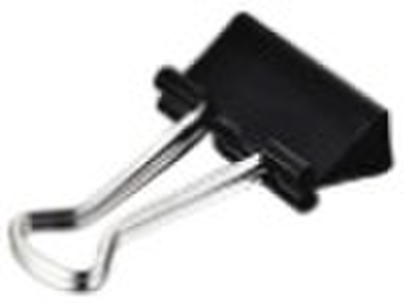 black binder clip