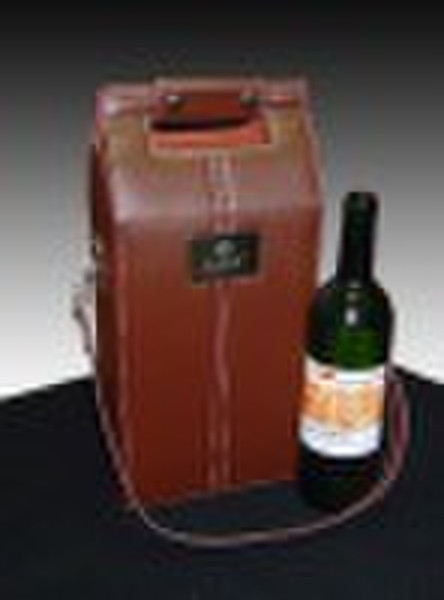 Leather wine box