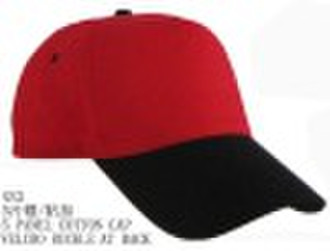 6 panel cotton sports cap