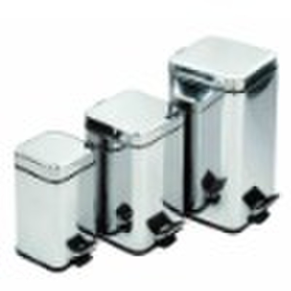 Stainless Steel Foot Pedal Dustbin