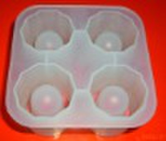 Silicone ice cube tray