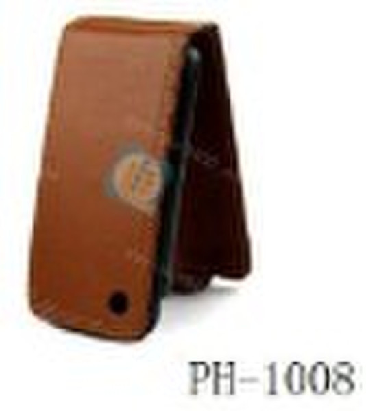 Flip Real Leather Case for IPhone 4