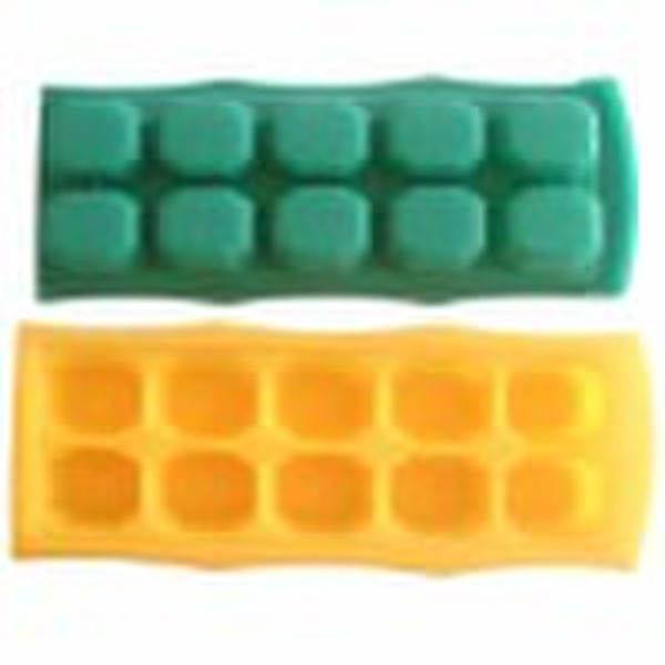 Silicone ice cube tray