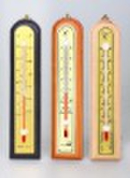 wood indoor thermometer