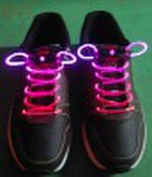 2010Hot /New LED flashing shoelaces/Shine shoelace