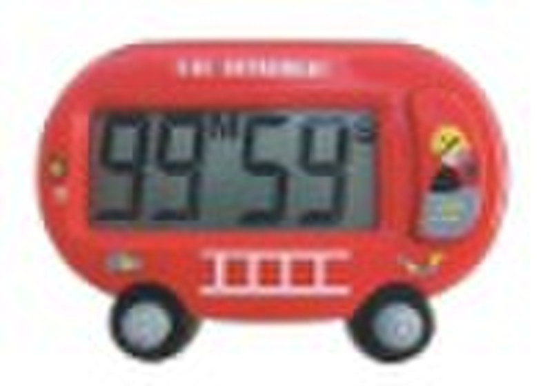 Digital Timer -Fire Engine Car Design