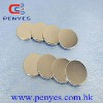 different size N35 sintered ndfeb disc magnet for