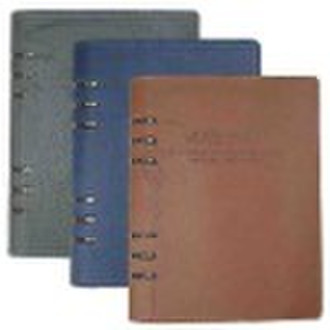 pu leather agenda notebook