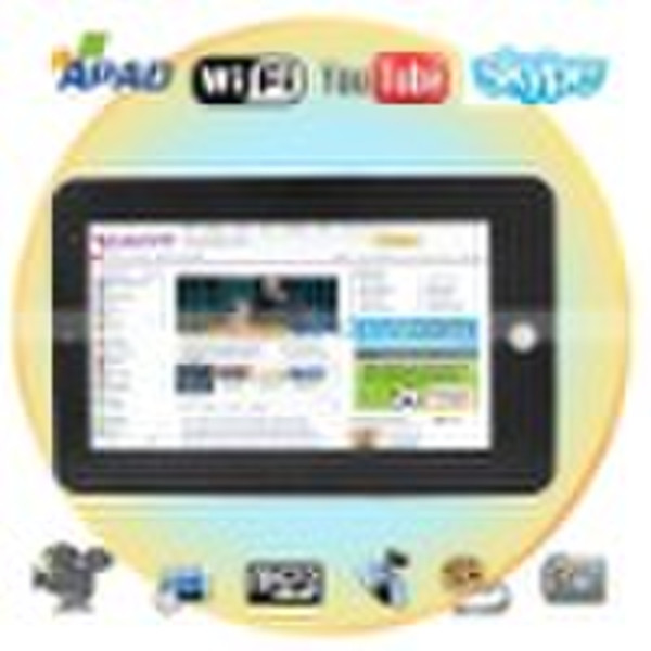 7 Inch Touch Screen Android 2.0 Tablet PC with Cam