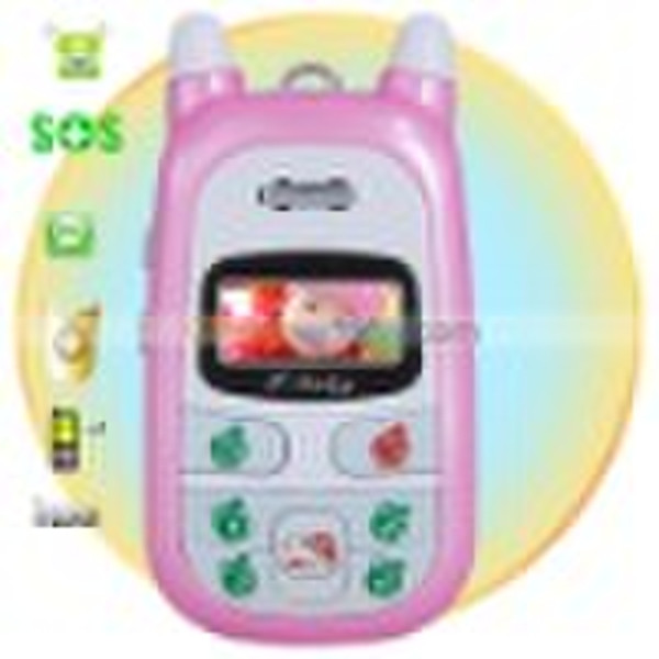 Lovely Children's Phones --Pink+white