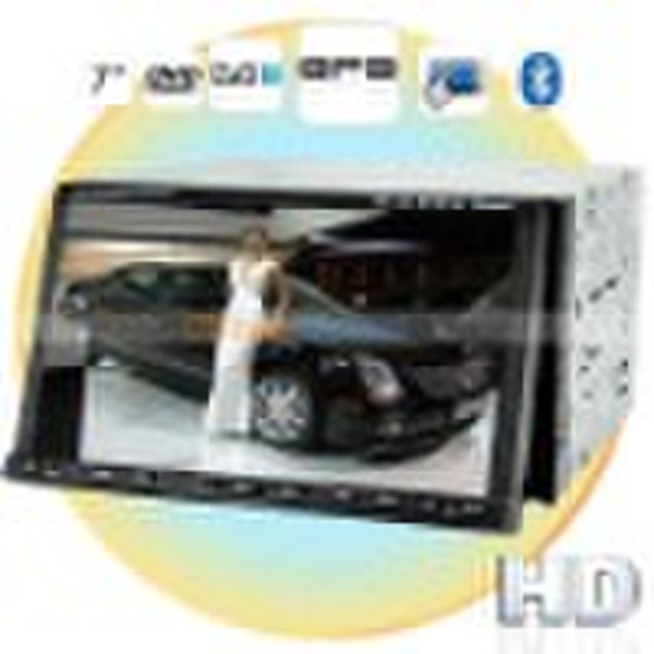 7-Zoll-Touchscreen Auto DVD-Player + GPS + DVB-T