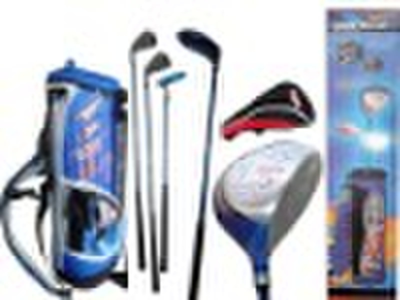 golf club set with golf bag