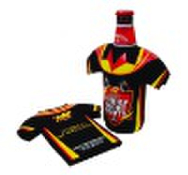 Nrl style jersey bottle cooler