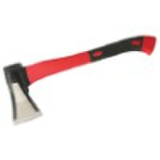 axe with plastic coated handle