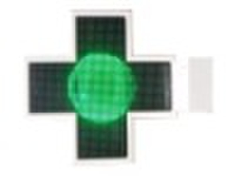 3D LED Pharmacy cross (CE)