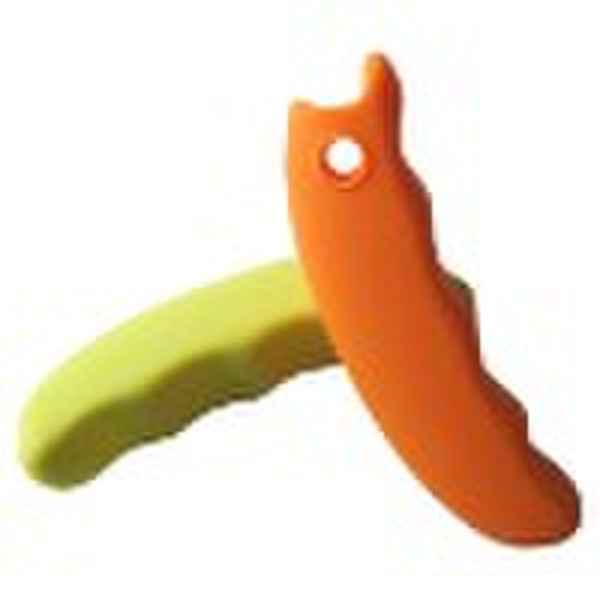 Silicone bag handle