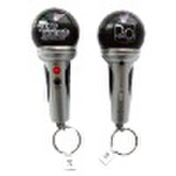 microphone recording  keychain