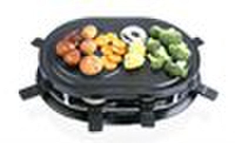 Grill Serving  8 People With 8 Small Pans( XJ-3K07