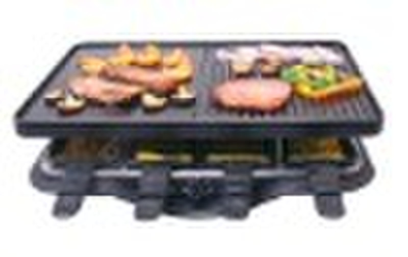 Electric barbecue grill with die casting aluminum