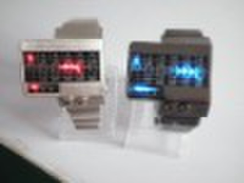 Heart rate - All Metal LED Watch: DT0928SR