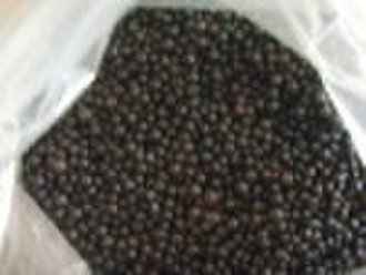 Organic fertilizer black grey granular