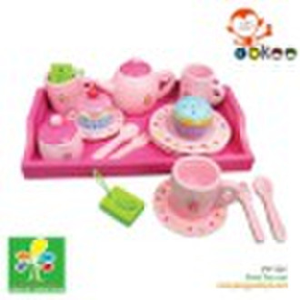 wooden kitchen toys(tea set)