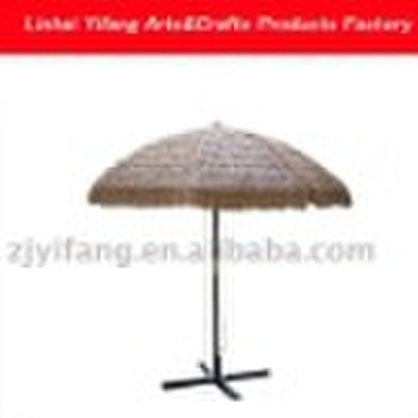 wooden umbrella with steel  ribs BEACH UMBRELLA