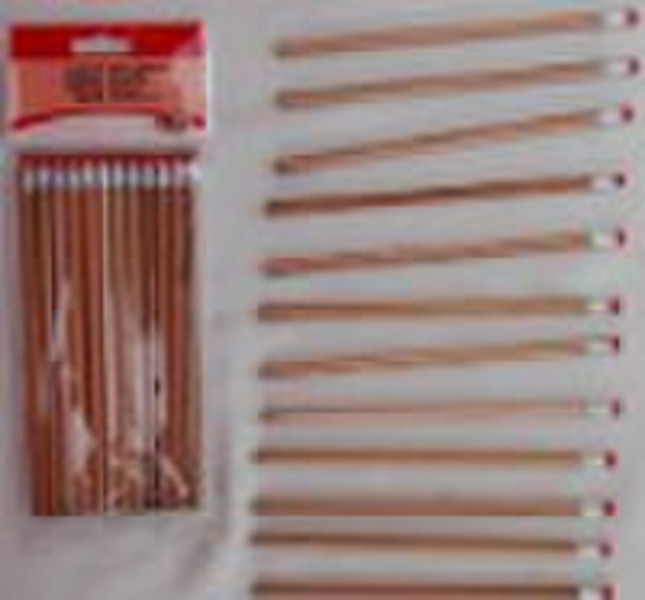 natural wood pencil with eraser