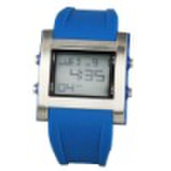 stainless steel case digital watch CSD2630A