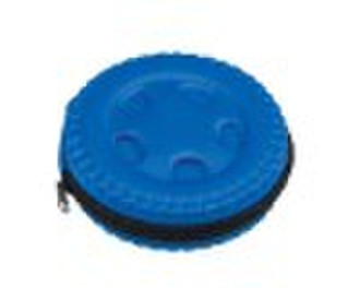 2011 EVA molded wheel shape dvd case
