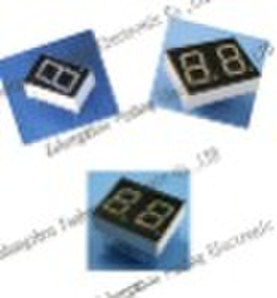 gray face seven  segment LED display