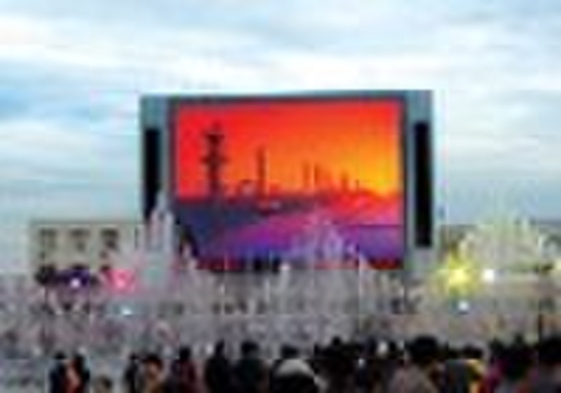 p16mm 2R1G1B led display for outdoor